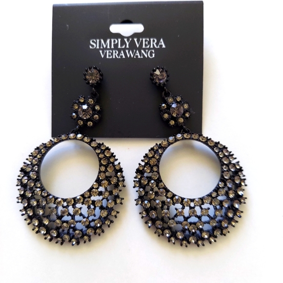 Simply Vera Vera Wang Jewelry - Simple Vera Black Earrings